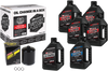 Twin Cam Synthetic 20W-50 Oil Change Kit - Black Filter