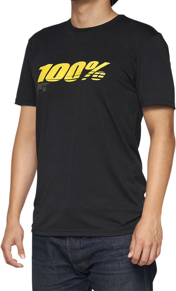 Tech Speed T-Shirt - Black - Medium - Lutzka's Garage