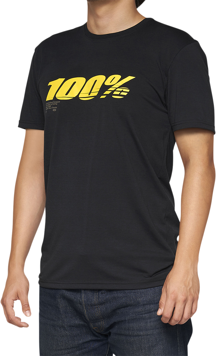 Tech Speed T-Shirt - Black - Medium - Lutzka's Garage