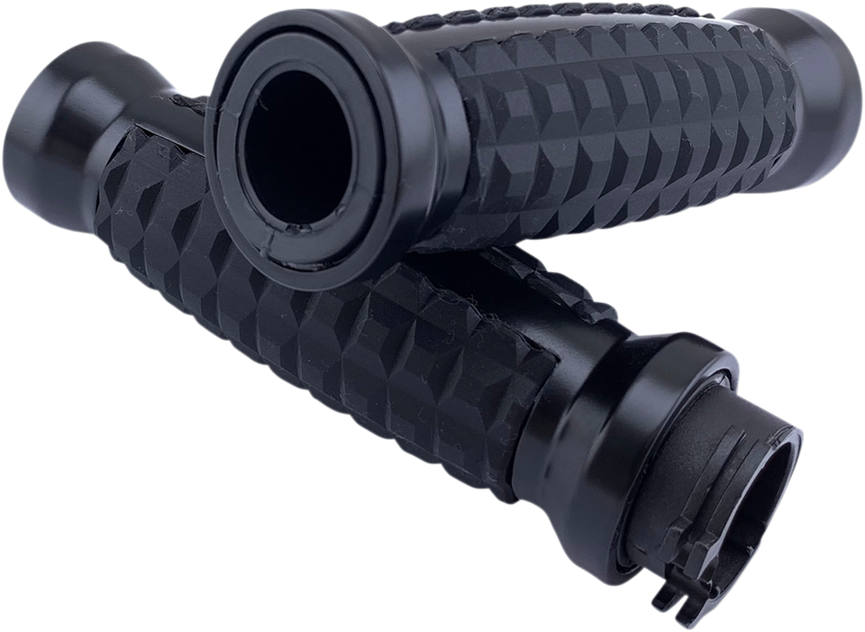 Grips - Grenade - Matte Black - Lutzka's Garage