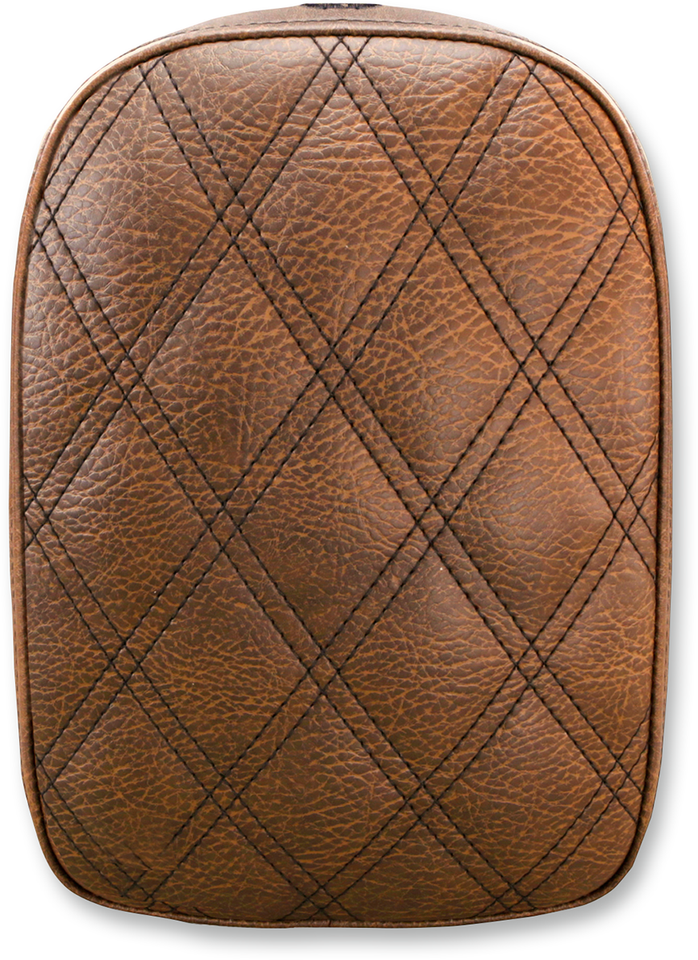 Lattice Stitched Pad - Brown -  7" - Lutzka's Garage