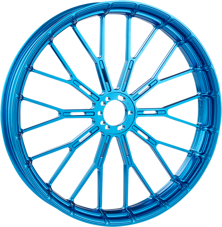 Rim - Y-Spoke - Front - Blue - 21x3.5 - Lutzka's Garage