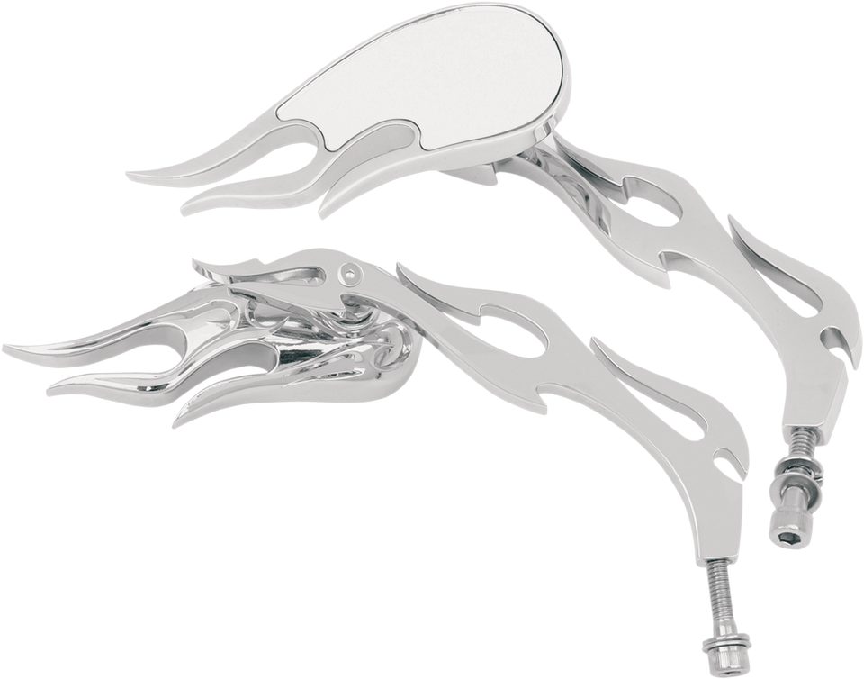 Flame Style Die-Cast Mirrors