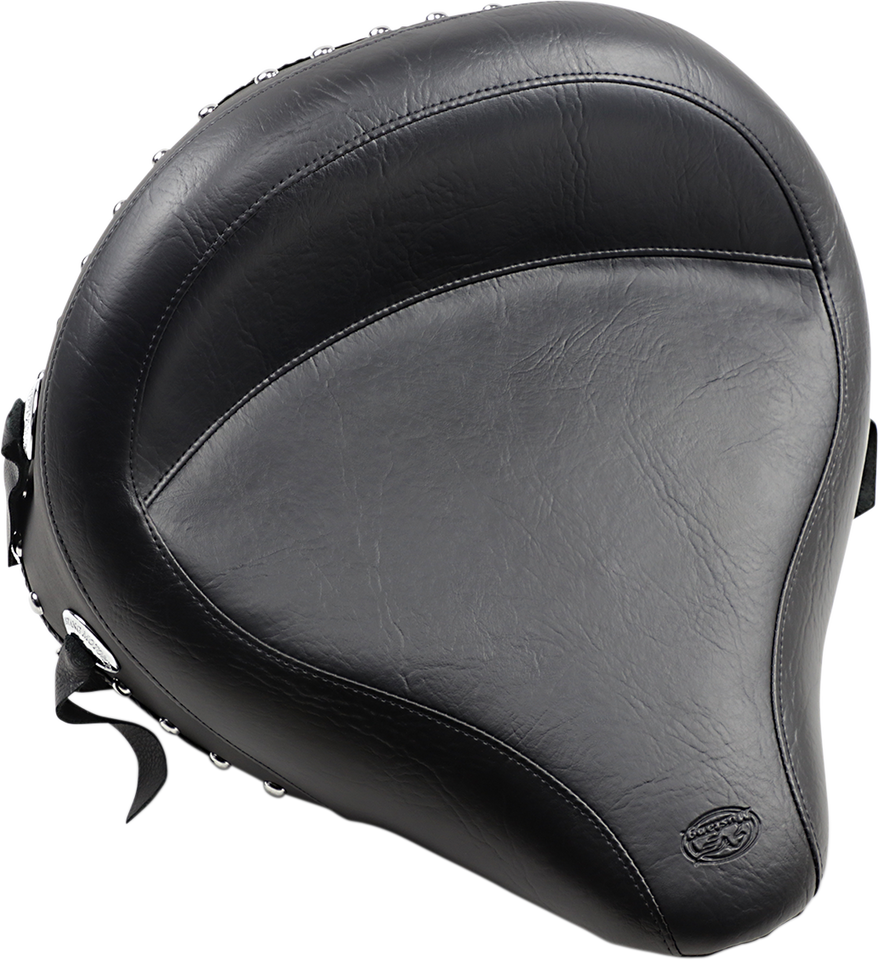 Wide Studded Solo Seat - Softail 84-99