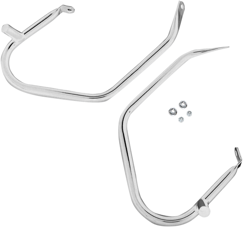 Saddlebag Guard - Chrome - Lutzka's Garage