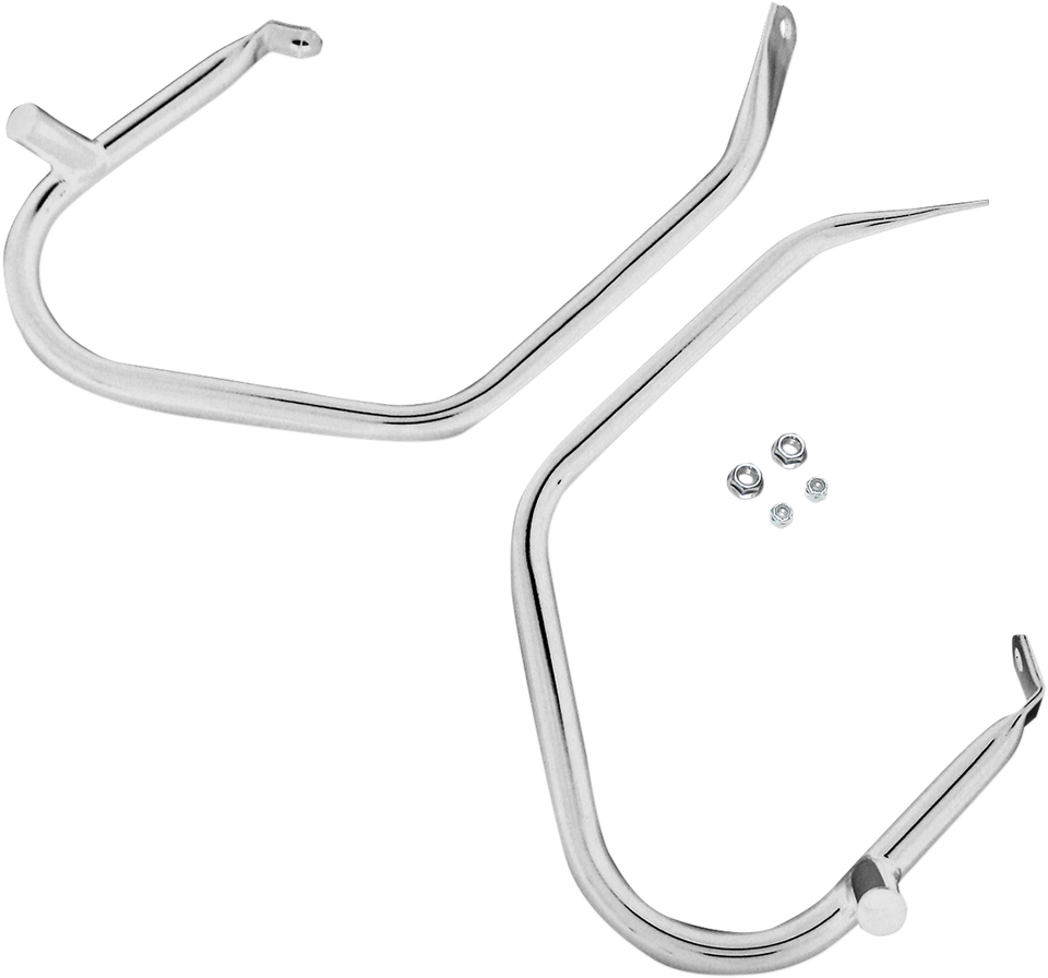 Saddlebag Guard - Chrome - Lutzka's Garage