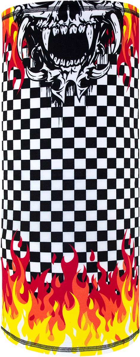 MTLY TUB SF CHKRD FLAMES