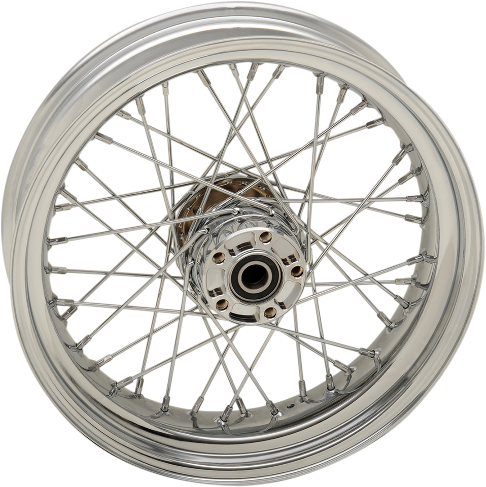 Wheel - Laced - 40 Spoke - Rear - Chrome - 17x4.5 - 12-17 FXD - Lutzka's Garage