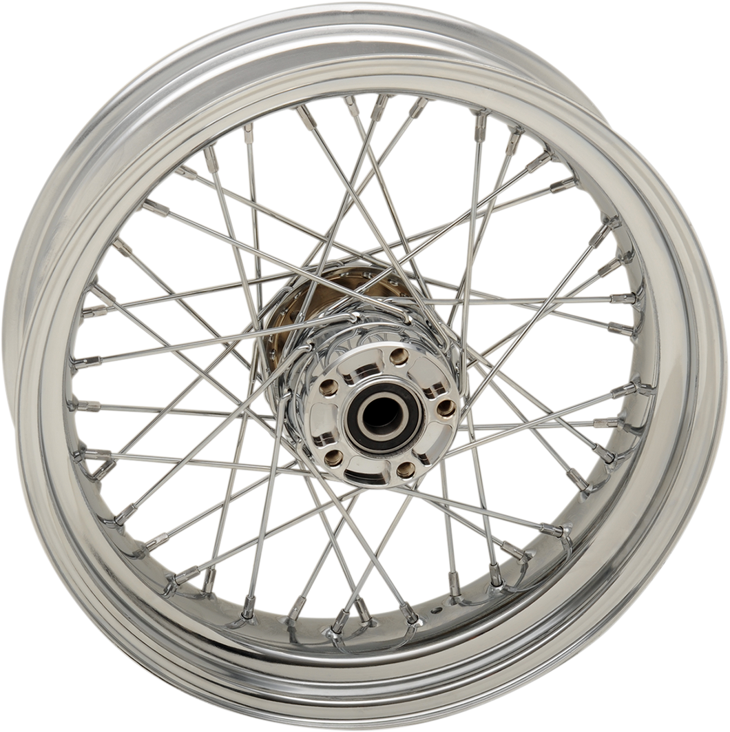 Wheel - Laced - 40 Spoke - Rear - Chrome - 17x4.5 - 12-17 FXD - Lutzka's Garage