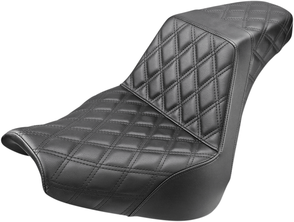 Step Up Seat - Lattice Stitched - Black - FXBR/S - Lutzka's Garage