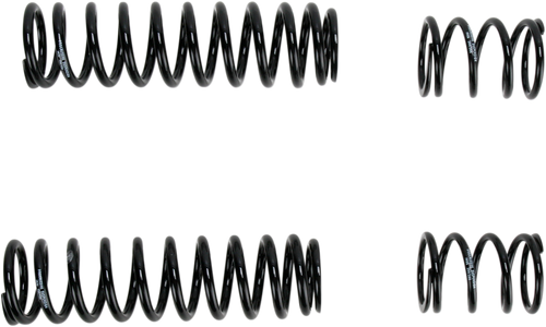 Shock Springs - 13-Series - Black - 65-130 lb/in - Lutzka's Garage