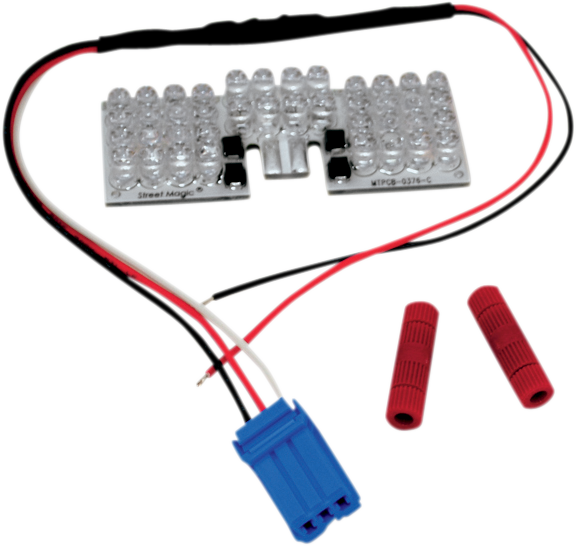 LED Fender Tip Boards - Red Dual-Intensity - Lutzka's Garage