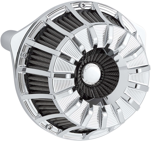 15-Spoke Air Cleaner - Chrome - M8 - Lutzka's Garage