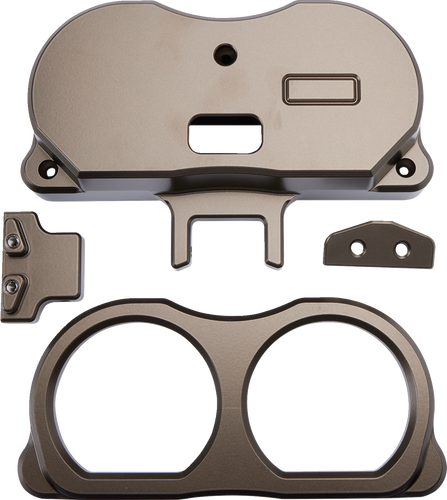 Gauge Mount - Dual - Bronze - FLT - Lutzka's Garage