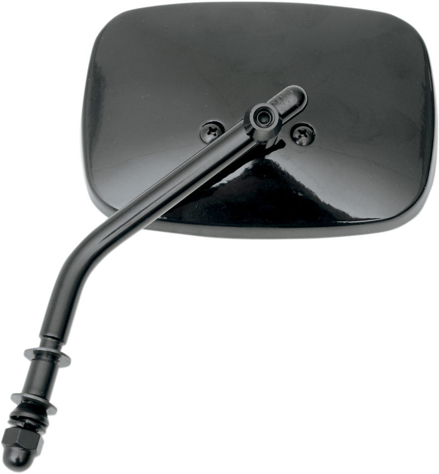 Die Cast Mirror - Standard Stem - Black - Lutzka's Garage