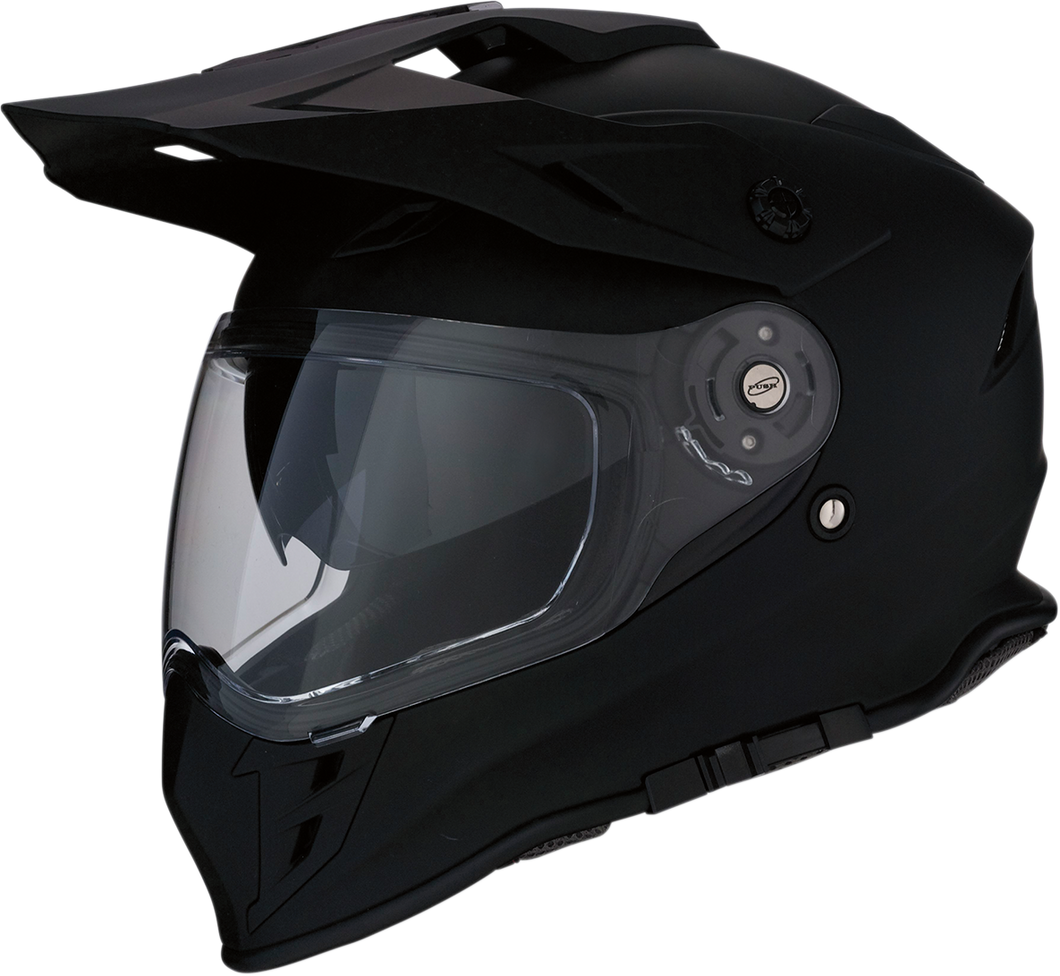 Range Dual Sport Helmet - Flat Black - Small - Lutzka's Garage