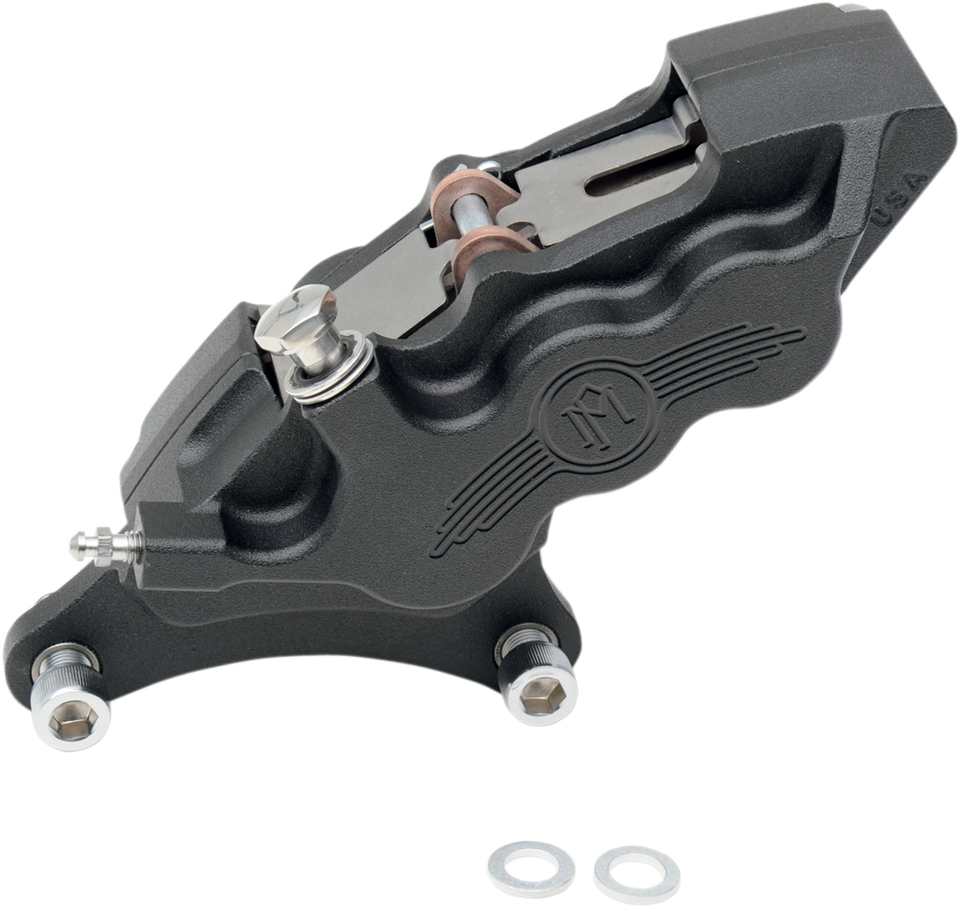 6 Piston Caliper - 11.5" - Left - Black Ops