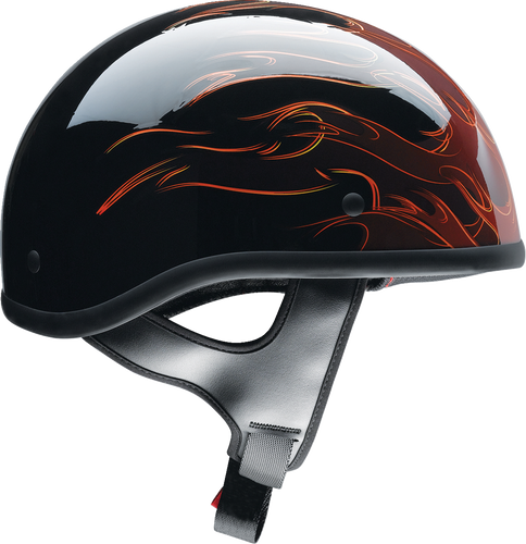CC Beanie Helmet - Hellfire - Red - XS - Lutzka's Garage