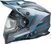 Range Helmet - Bladestorm - Gray/Black/Blue - XS - Lutzka's Garage