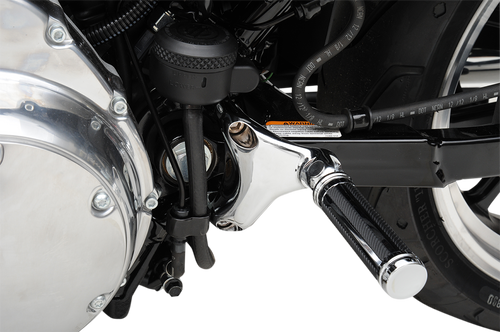 Passenger Peg Mount - Chrome - XL 04-13 - Lutzka's Garage