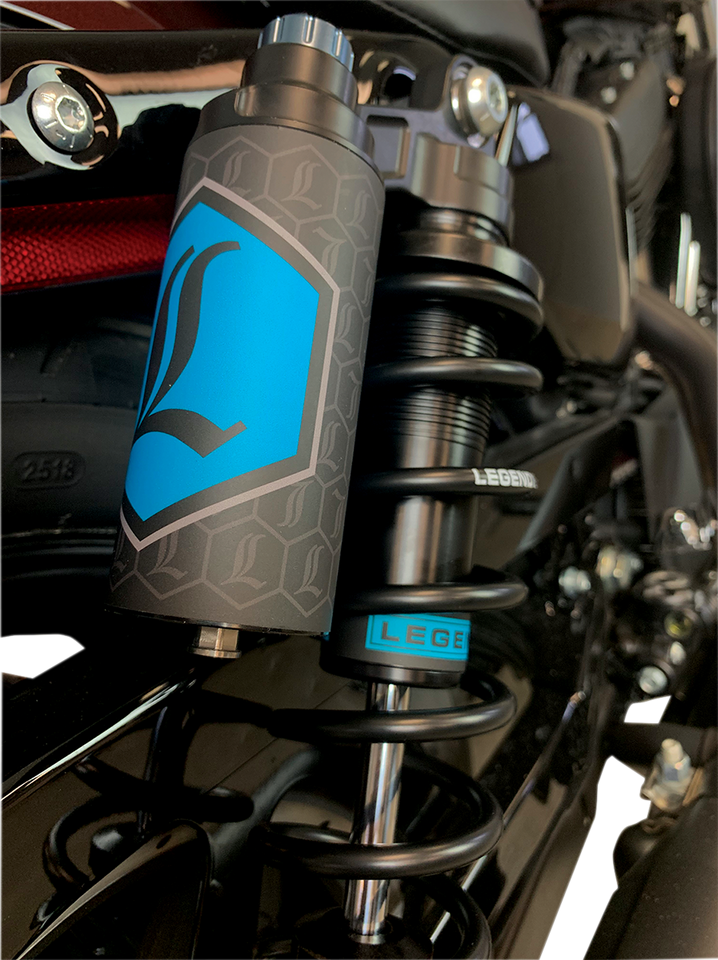 REVO ARC Piggyback Shocks - Heavy Duty - Black - 14" - 04+ Sportster - Lutzka's Garage