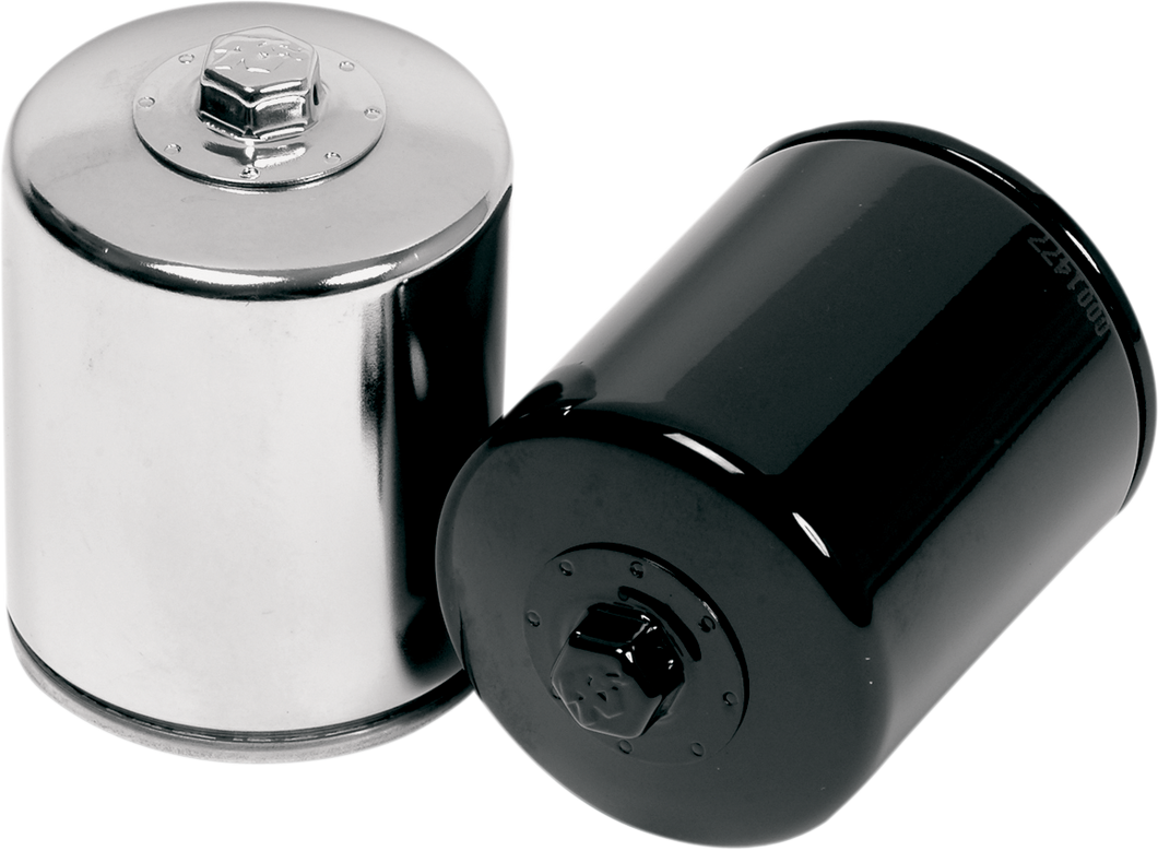 Oil Filter - Black - Twin Cam - Lutzka's Garage