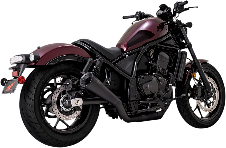 Black Muffler - Honda Rebel