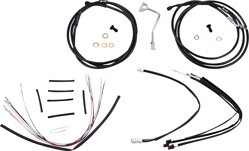 Control Kit - 14" Ape Hanger Handlebars - ABS