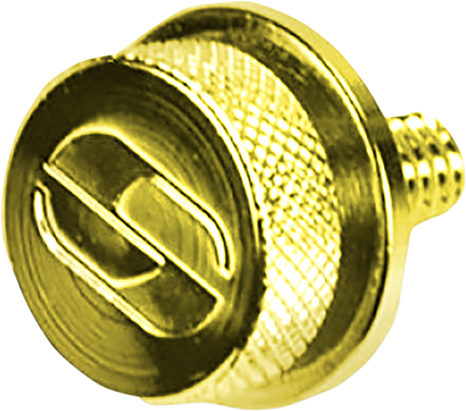 1-1/4"-20 Seat Knob - Gold - Lutzka's Garage