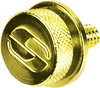 1-1/4"-20 Seat Knob - Gold - Lutzka's Garage
