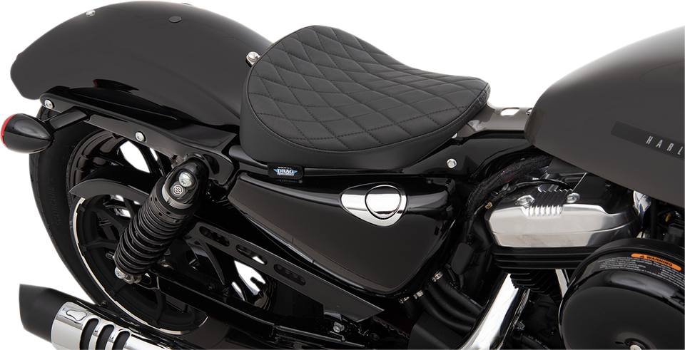 Bobber Solo Seat - Diamond Sitch - Vinyl - XL 10-22