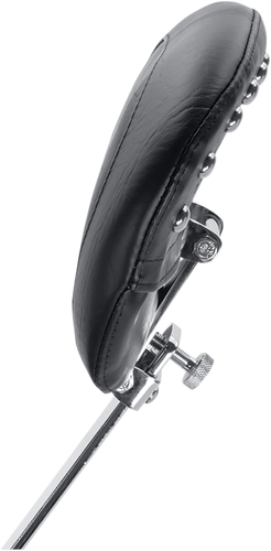 Removable Driver Backrest - Chrome - Studded - Lutzka's Garage