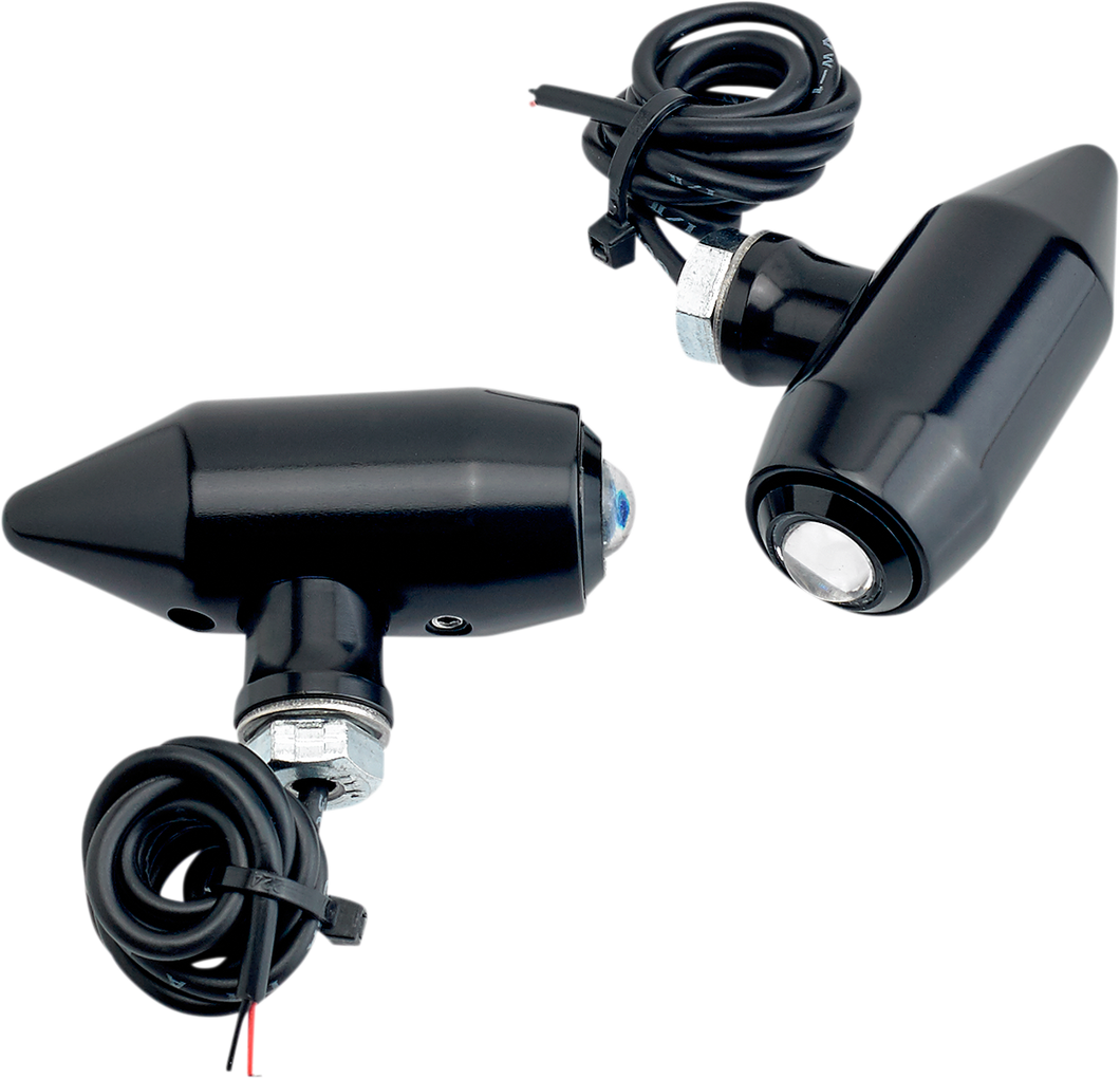 Vega Center Mount LED Lights - Black/Amber - Lutzka's Garage