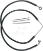 Brake Line - Front - FXDB 06-07 - Black - Lutzka's Garage