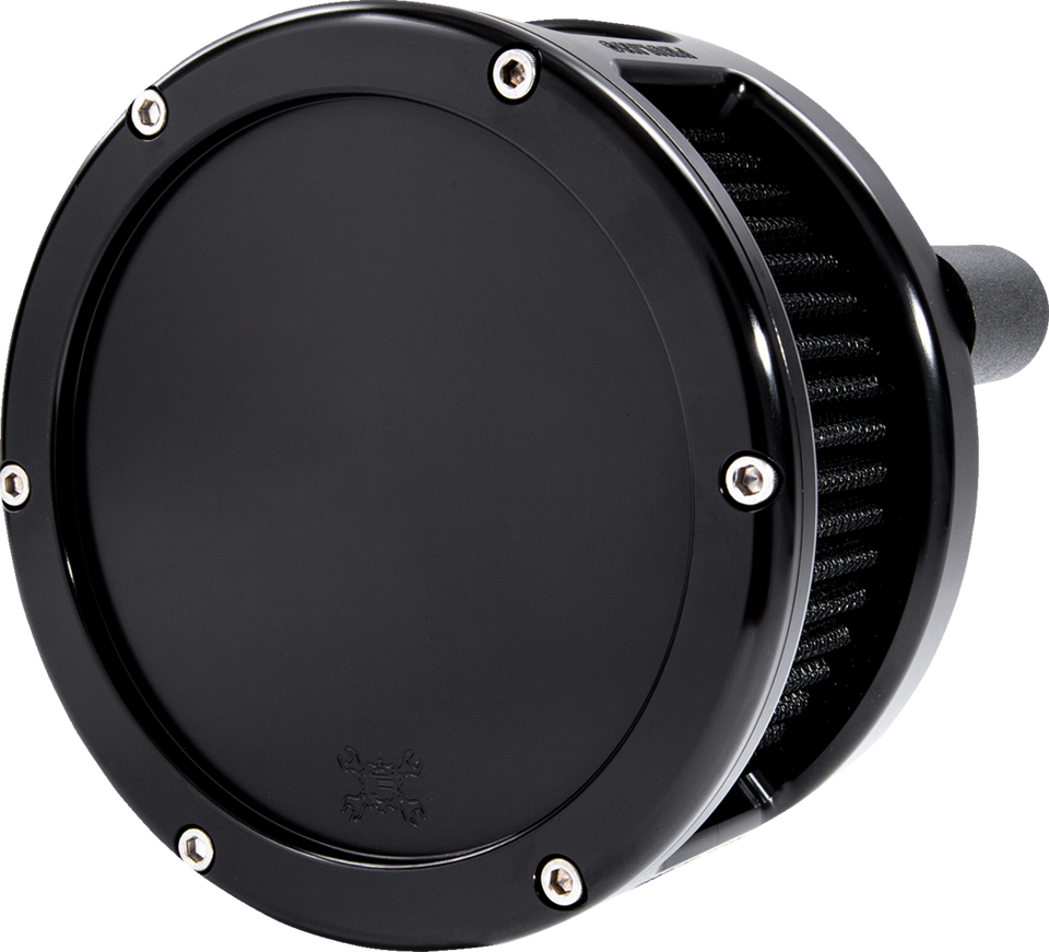 Air Cleaner - BA Series - Black - Solid Cover - Black - M8 - Lutzka's Garage