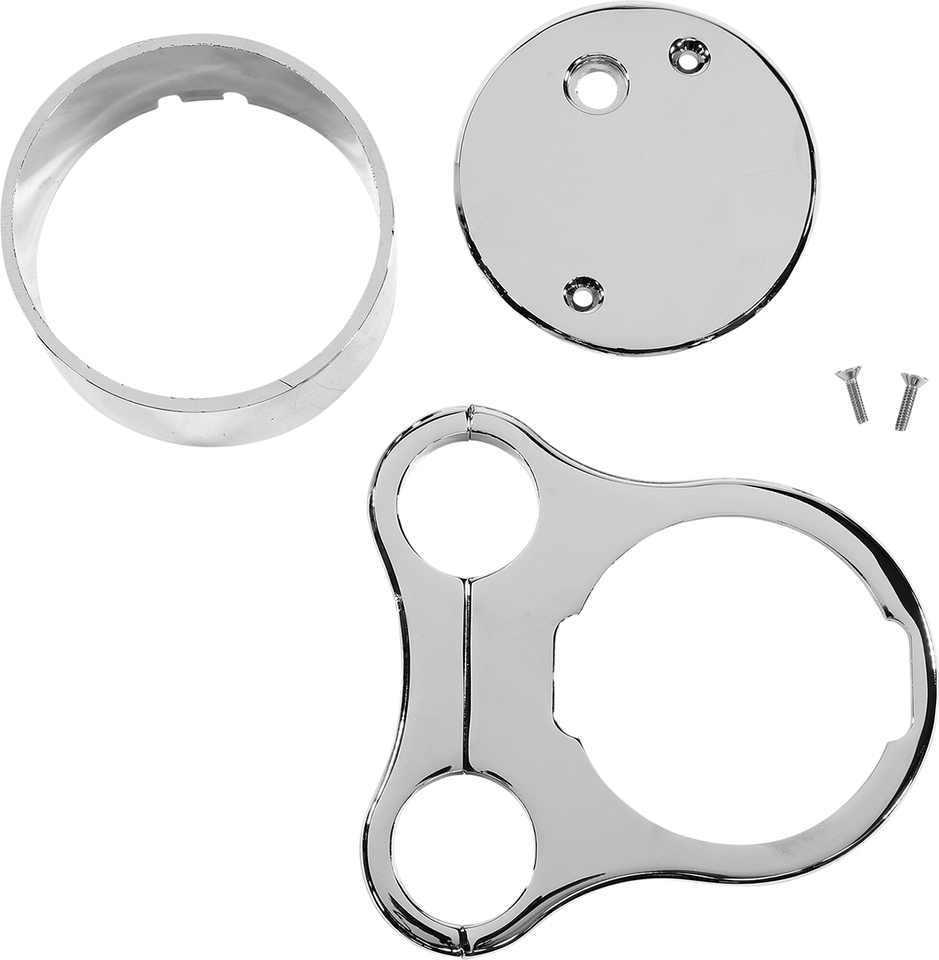 1.5" T-Bar Gauge Mount - Chrome - For OEM Gauge - Lutzka's Garage