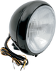 7" Smooth Headlight - FLST - Black - Lutzka's Garage