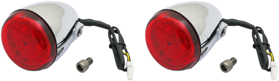 ProBEAM® Turn Signals - Chrome/Red - Lutzka's Garage