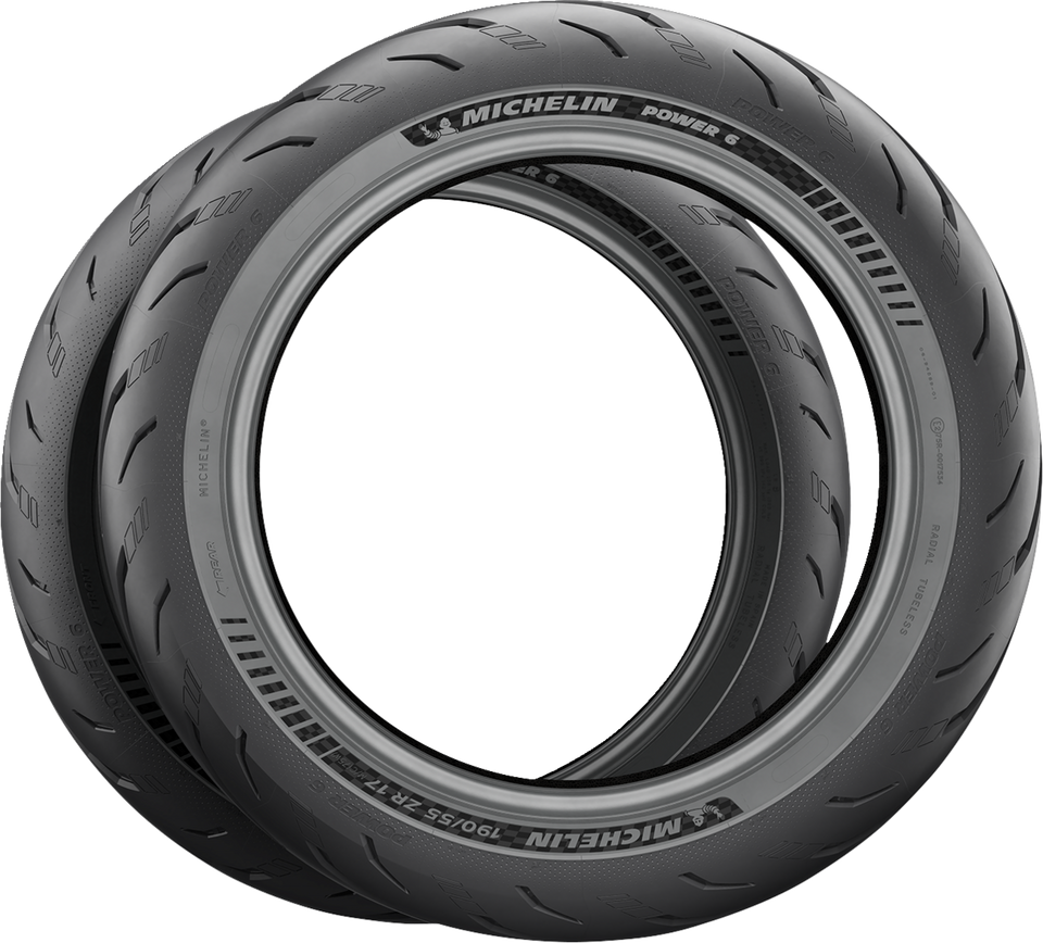 Tire - Power 6 - Front - 120/70ZR17 - (58W)