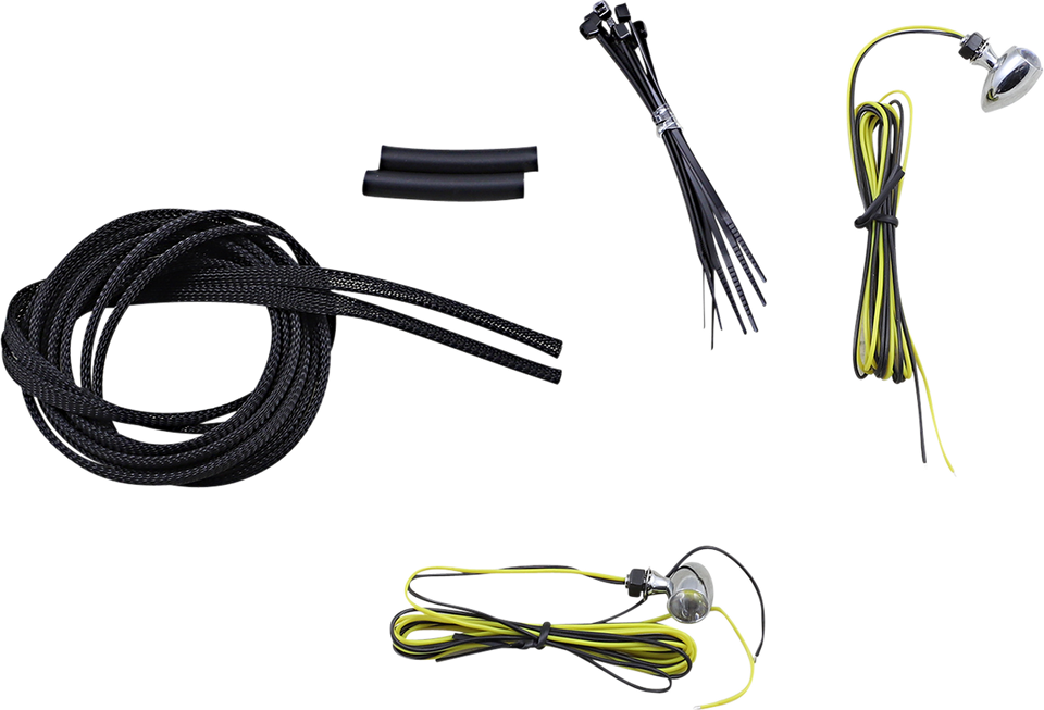 Micro Turn Signals - Amber -Chrome