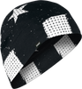 SportFlex® Beanie - Black & White Flag