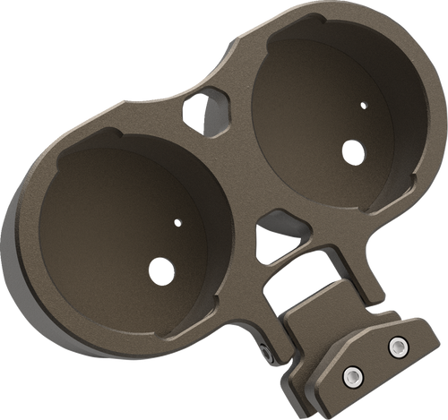 Gauge Mount - Dual - Bronze - Dyna - Lutzka's Garage