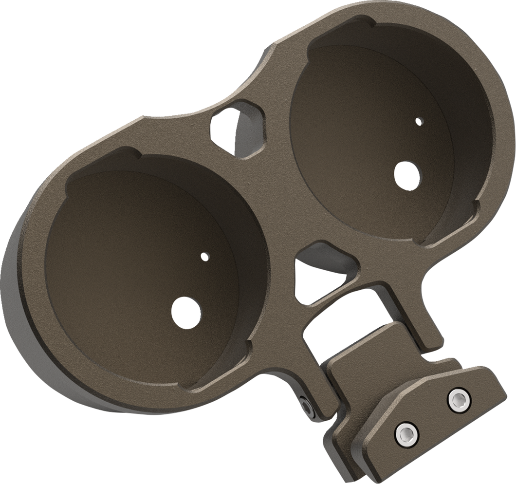 Gauge Mount - Dual - Bronze - Dyna - Lutzka's Garage