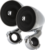 Mini Speakers - 4 ohm - Chrome - Lutzka's Garage