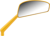 Tearchop Mirror - Righthand - Gold - Lutzka's Garage