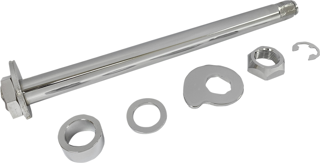 Axle Kit - Rear - Chrome - 08 FLT - Lutzka's Garage