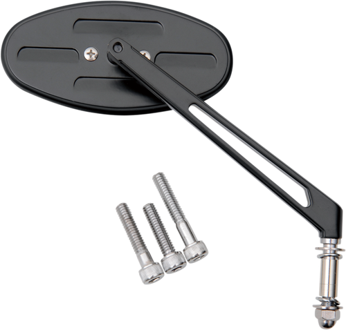 Blue Sapphire Stealth 2 Mirror - Black - Lutzka's Garage