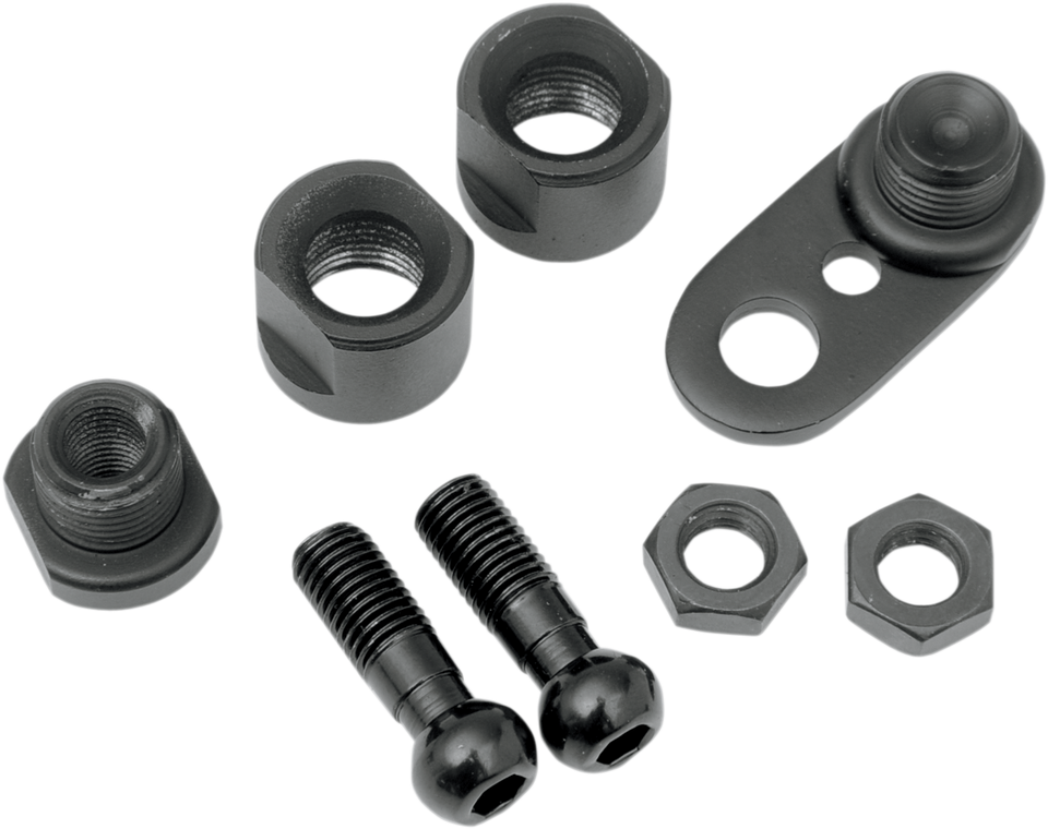 Turn Signal Swivel Kit - Black - Lutzka's Garage