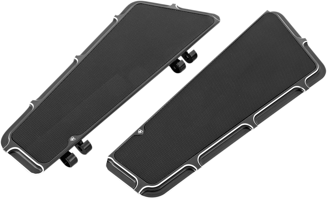 Driver Floorboard - Black - Beveled - Lutzka's Garage