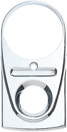 Tear Drop Upper Dash Cover - Smooth - Chrome - Lutzka's Garage